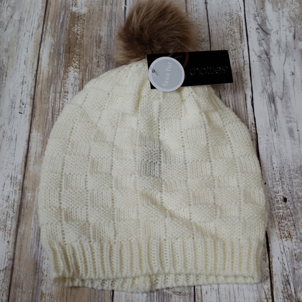 Cream Beanie - NEW